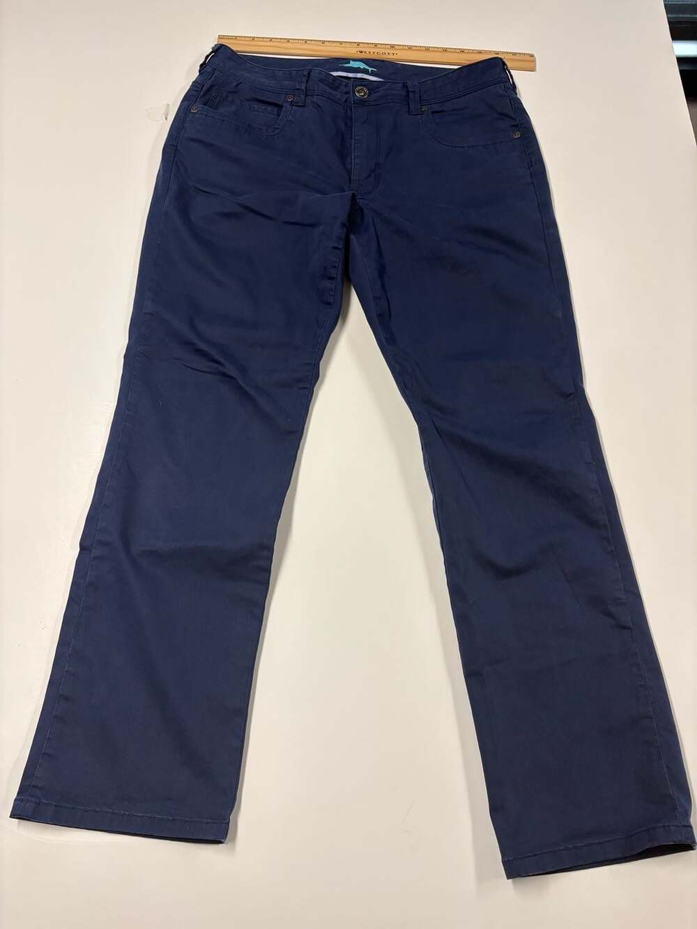 Tommy Bahama Chino Pants Size 34x30 Blue Cotton Blend
